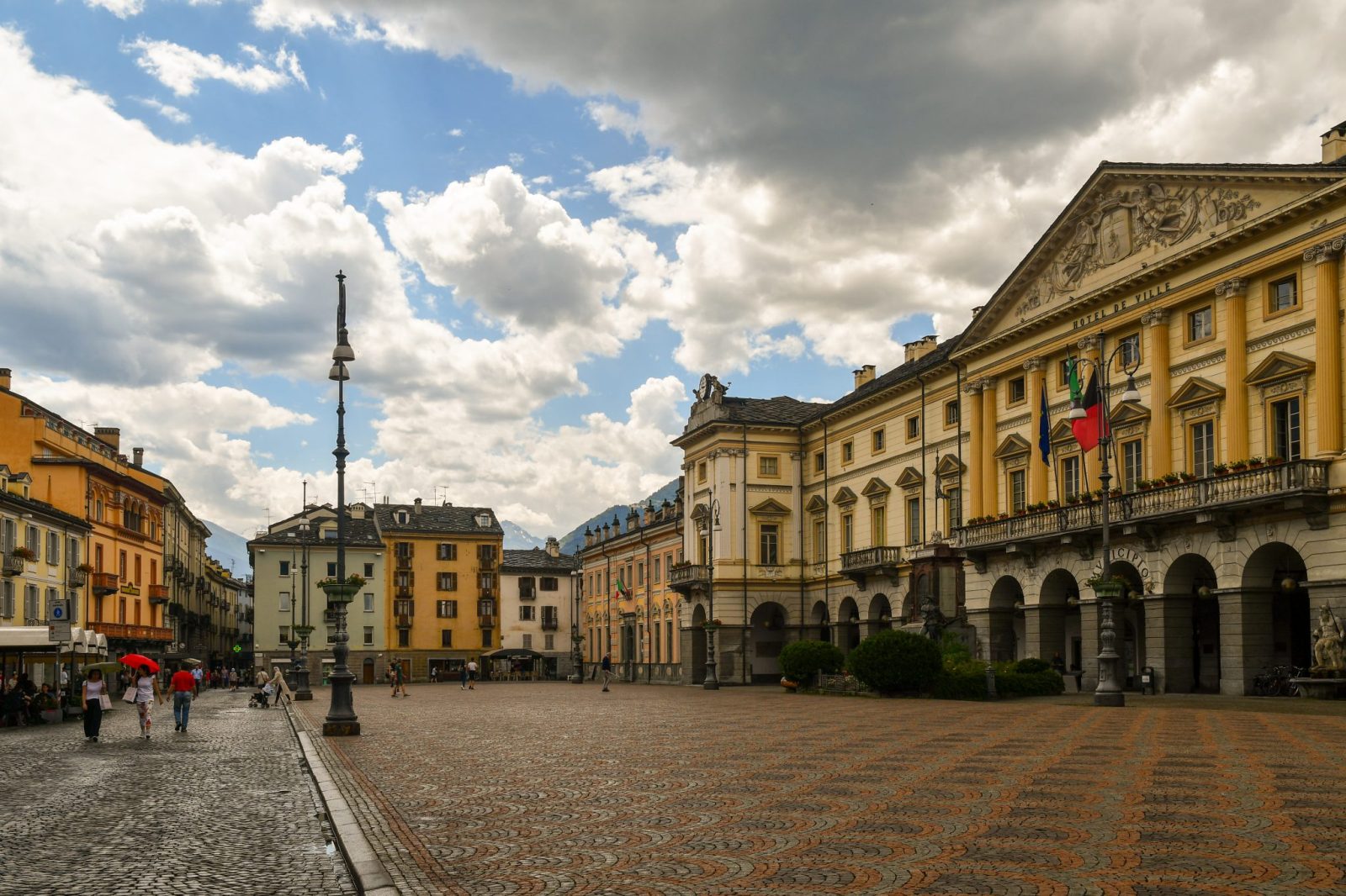 Aosta,/,Italy,-,July,09,2019:,Scenic,View,Of
