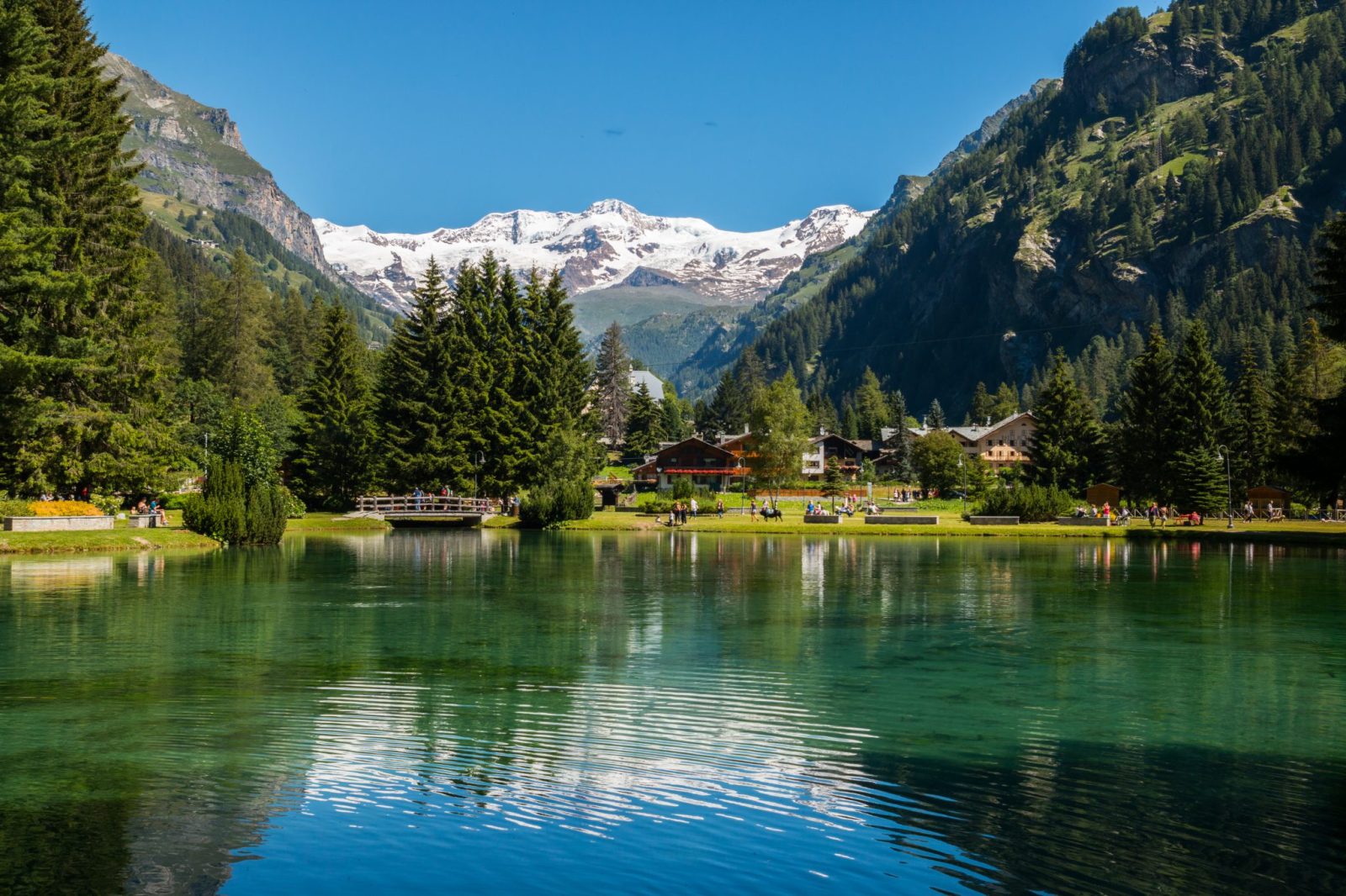 Lake,Gover,,Gressoney-saint-jean,,Aosta,,Valle,D'aosta,,Italy